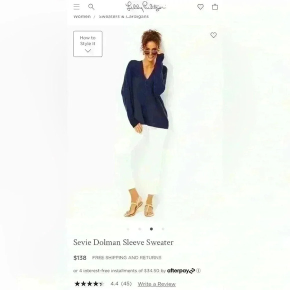 NWT Lilly Pulitzer Sevie Sweater Ruby Red size Medium item# 2Q - Picture 9 of 12